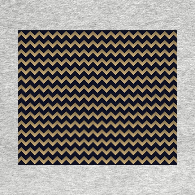 Pretty Simple Chevron Stripes Navy Blue and Gradient Beige by GDCdesigns